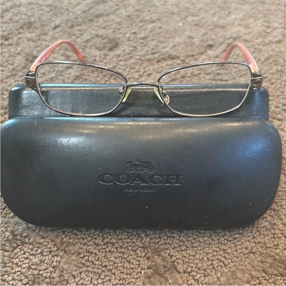Coach Script glasses and Case